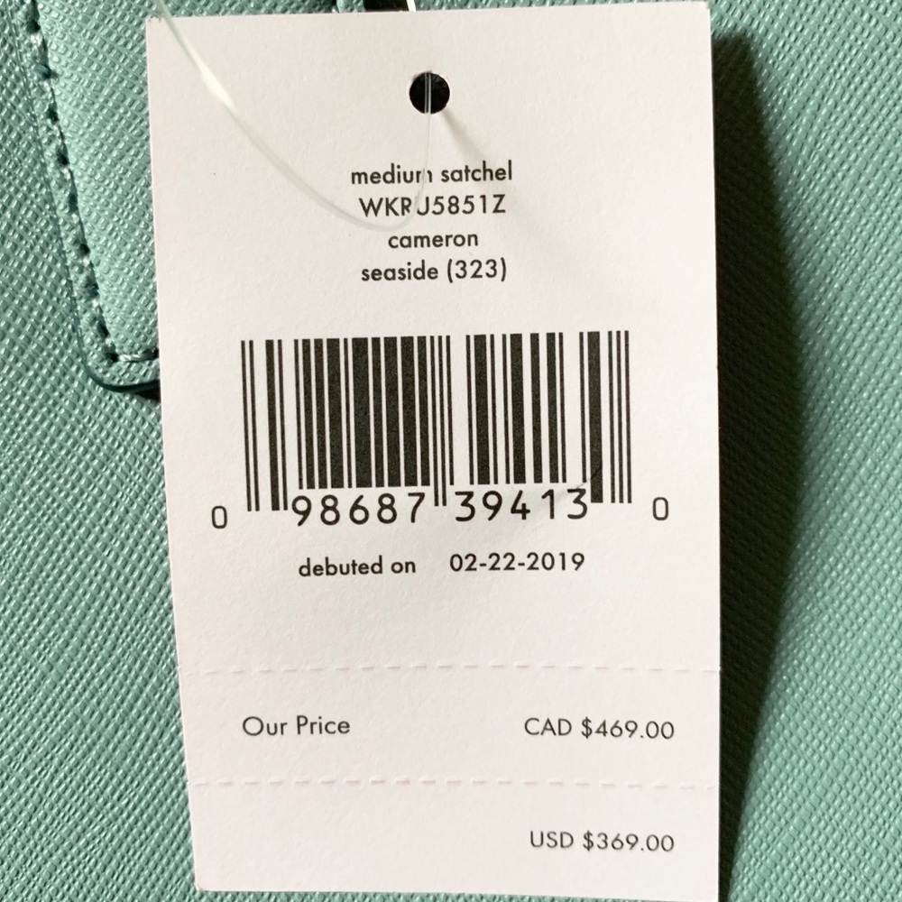 Kate spade Cameron medium satchel seaside blue bag - Picture 4 of 6